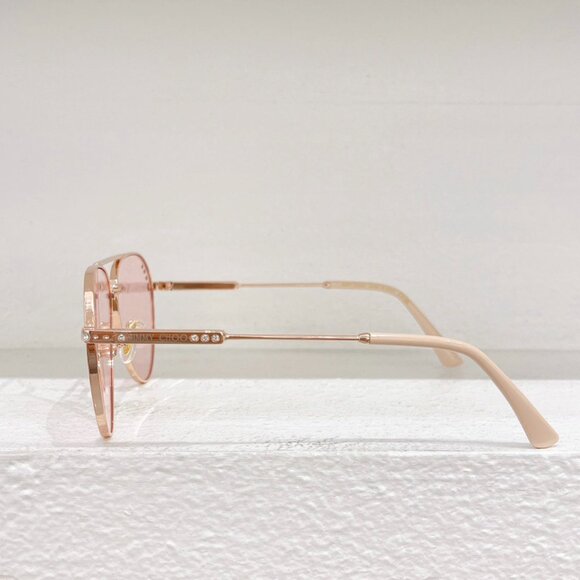 JIMMY CHOO Brown Round Ladies Sunglasses BIRDIE/S 006J/HA 60*CASE and cloth ?